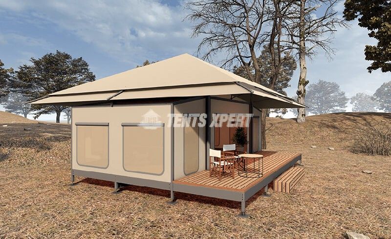 eco safari-style tent