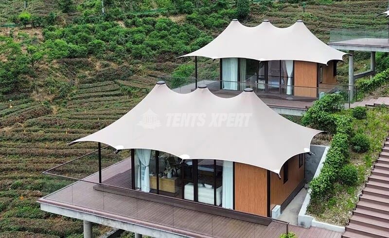 Large Glass Wall Tent