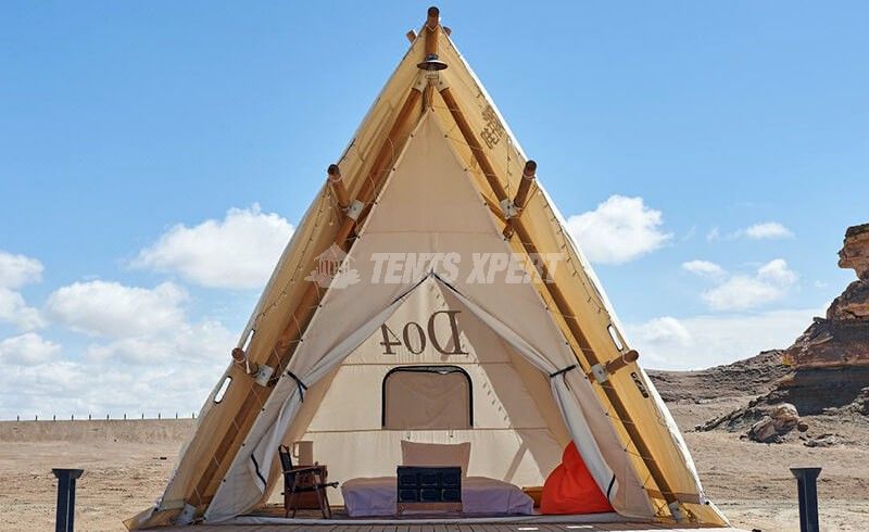 a-frame camping tent