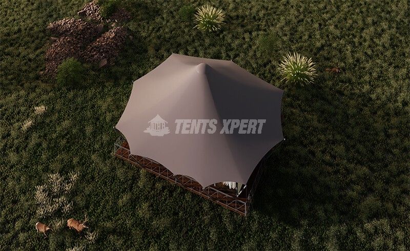 semi permanent outdoor tent