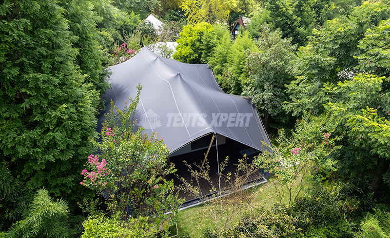 glamping fabric tent