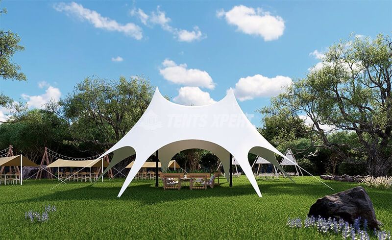 double-peak Stretch canopy Tent