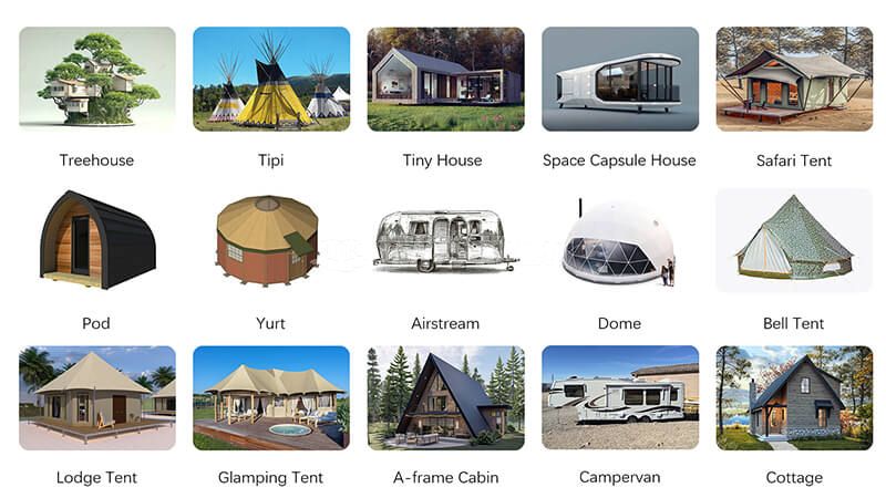 Types of Glamping Accommodations