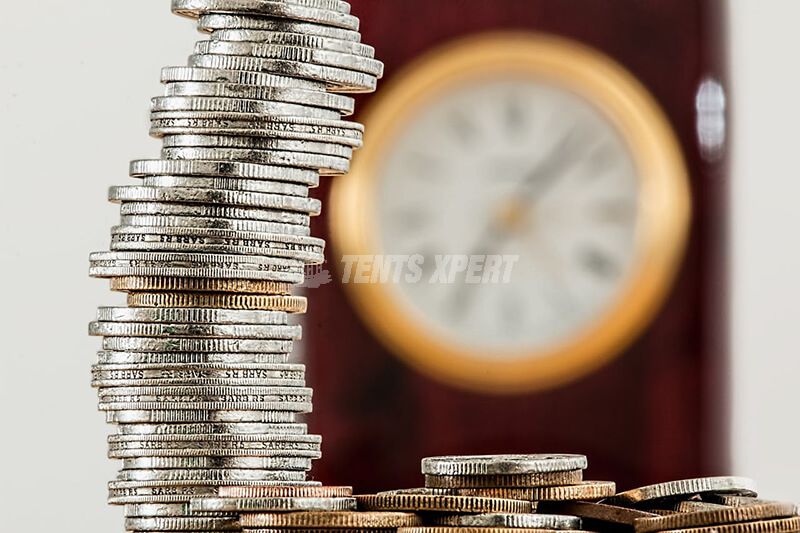 Close-up photo of stacked coins