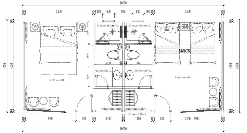 Tent layout design